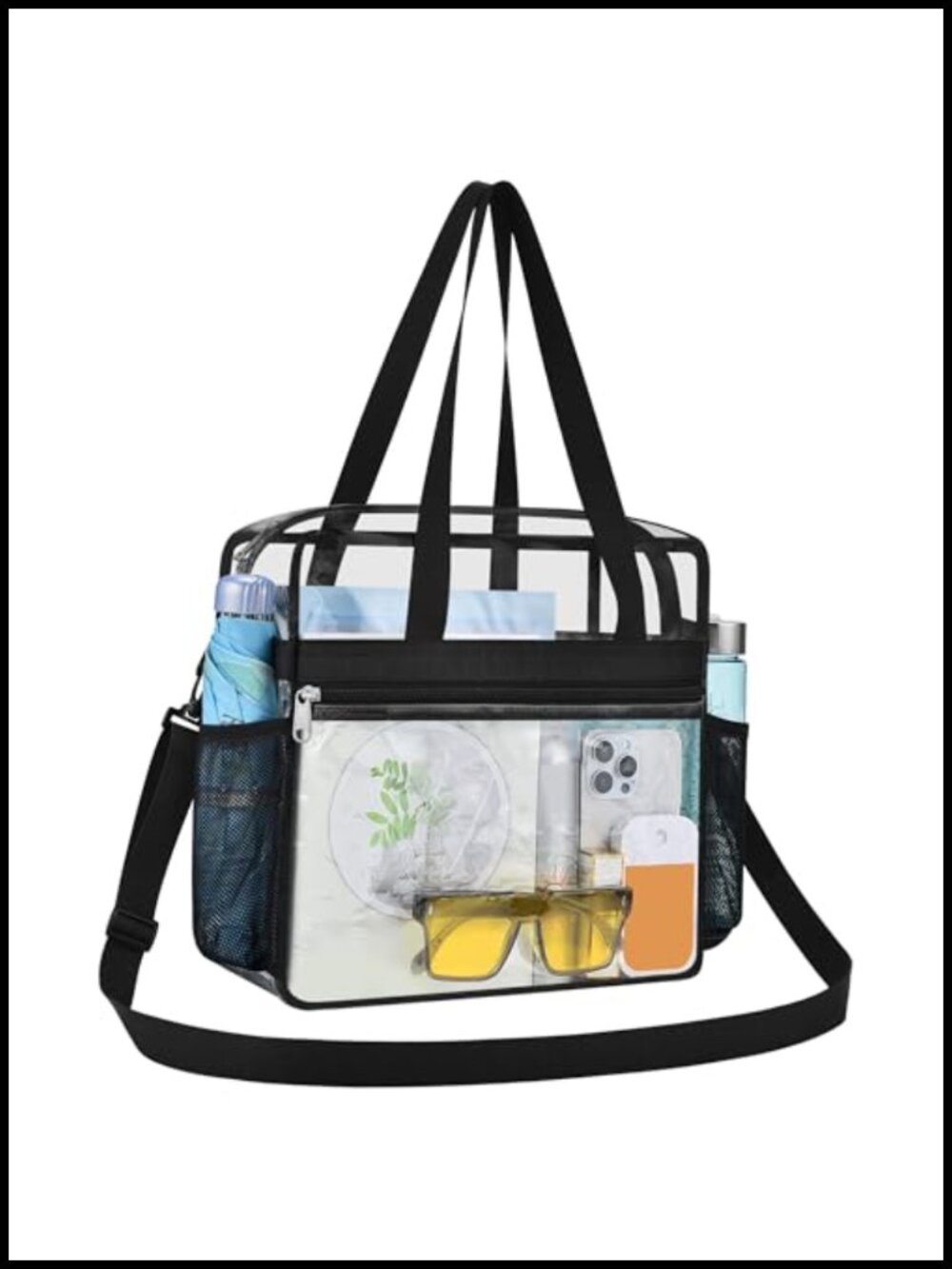 Stadium Approved Clear Tote Bag Waterproof PVC Travel Concert